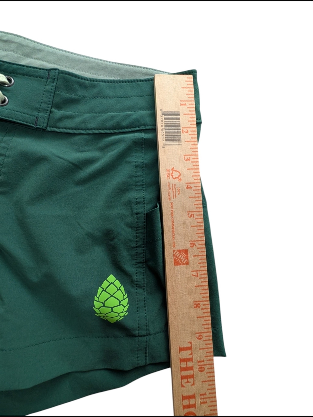 Stio CFS Board Shorts Quick Dry UPF Water Hiking Performance Swim Size 2 Green - Picture 9 of 9